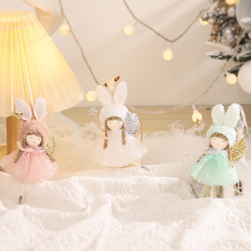 Angel Doll Merry Christmas Ornaments Christmas Decorations for Home Noel Natal Tree Decor Navidad Xmas 2025 New Year 2025 Gifts