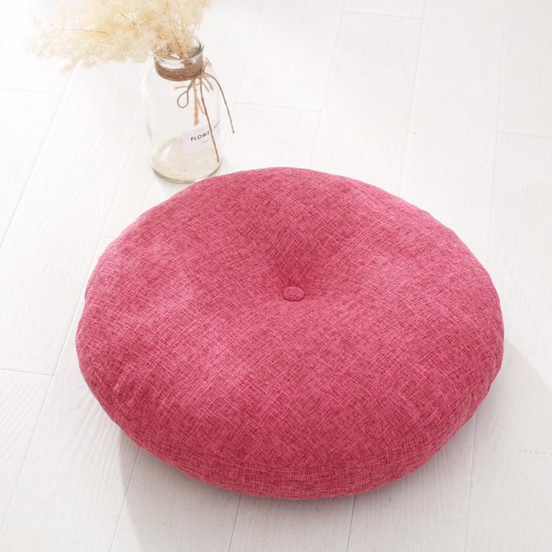Washable Japanese-Style Thick Linen Tatami Floor Cushion for Living Room