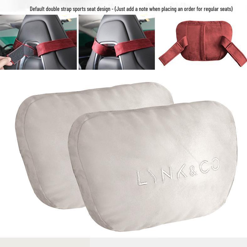 Lynk & Co Zeekr Headrest & Lumbar Support Pillow for Models 01/02/03/05/06/09