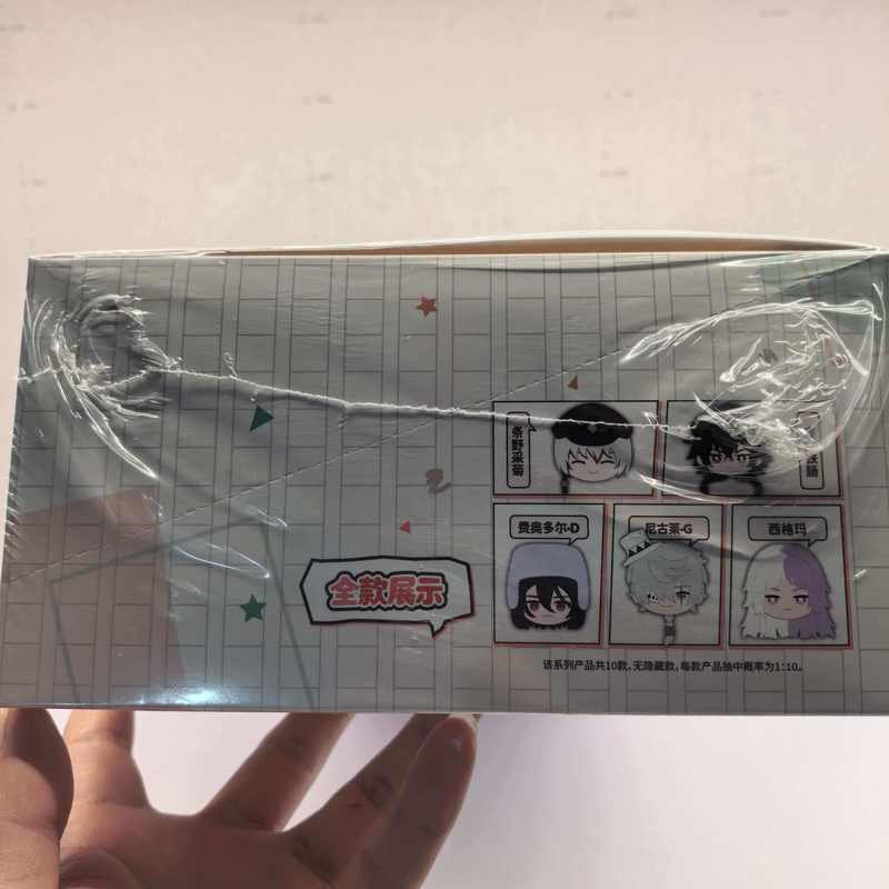 Official Genuine Bungo Stray Dogs Plush Round Pouch Keychain Blind Box (All 10 Styles) Anime Figures Collectible Ornaments Doll