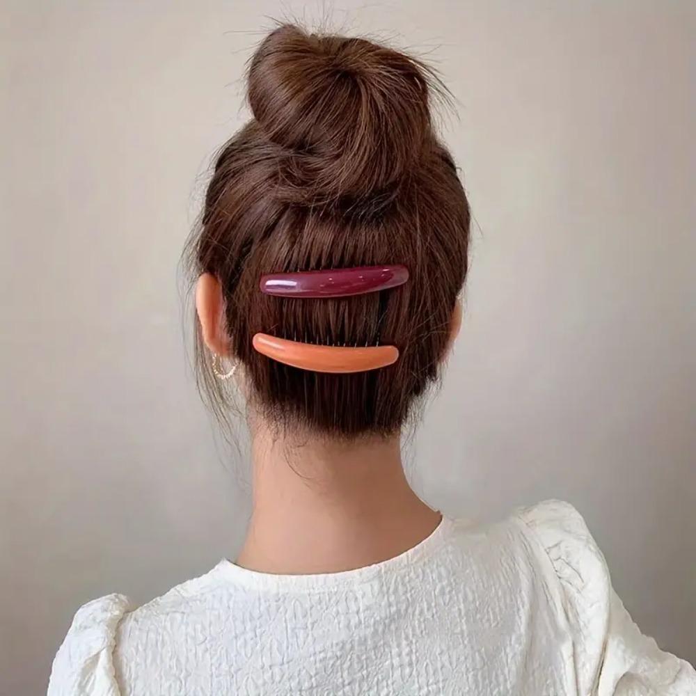 Acrylic Fshionable Temperament Non-slip Hair Comb Bangs Comb Going Out Hair Accessories Hair Comb Hairpin