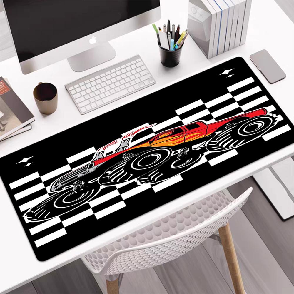Tappetino Mouse Tema Camion, Base in Gomma Antiscivolo, Multifunzionale per Ufficio e Casa, Perfetto per la Personalizzazione dello Spazio di Lavoro.