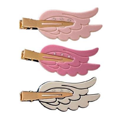 Popolare Fermaglio per Capelli Laterale a Forma di Ala Design Antiscivolo Fermagli per Bambini Adolescenti Uso Quotidiano Moda Accessori Donna