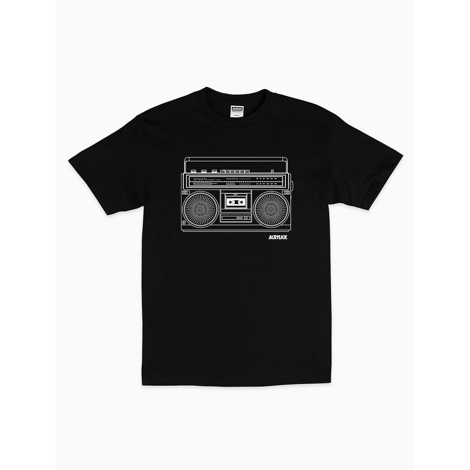 Acrylick Boombox T-Shirt Black XXXL