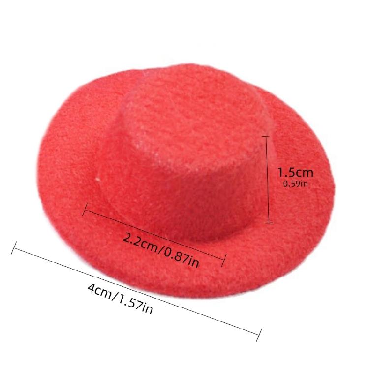 10PCS Handmade Hair Clip Hat Patches Keychain Pendant Hair Pin Craft Kits