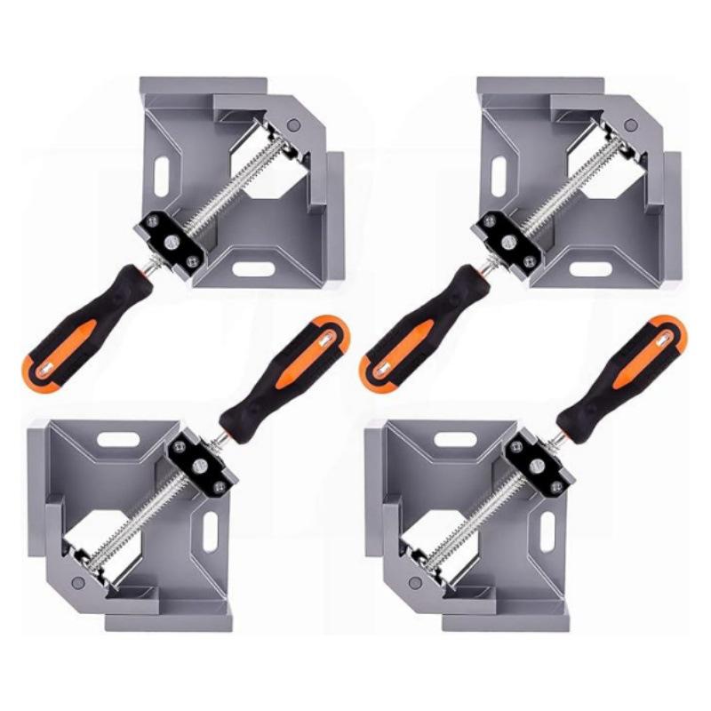 90° Mini Corner Clamp - Right Angle, Quick-Fix for Woodworking, Welding, Picture Frames, Glass, Fish Tanks