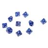 10Pcs Multi-sided Solid Color TRPG Game D10 Polyhedral Dice Party Props Gift