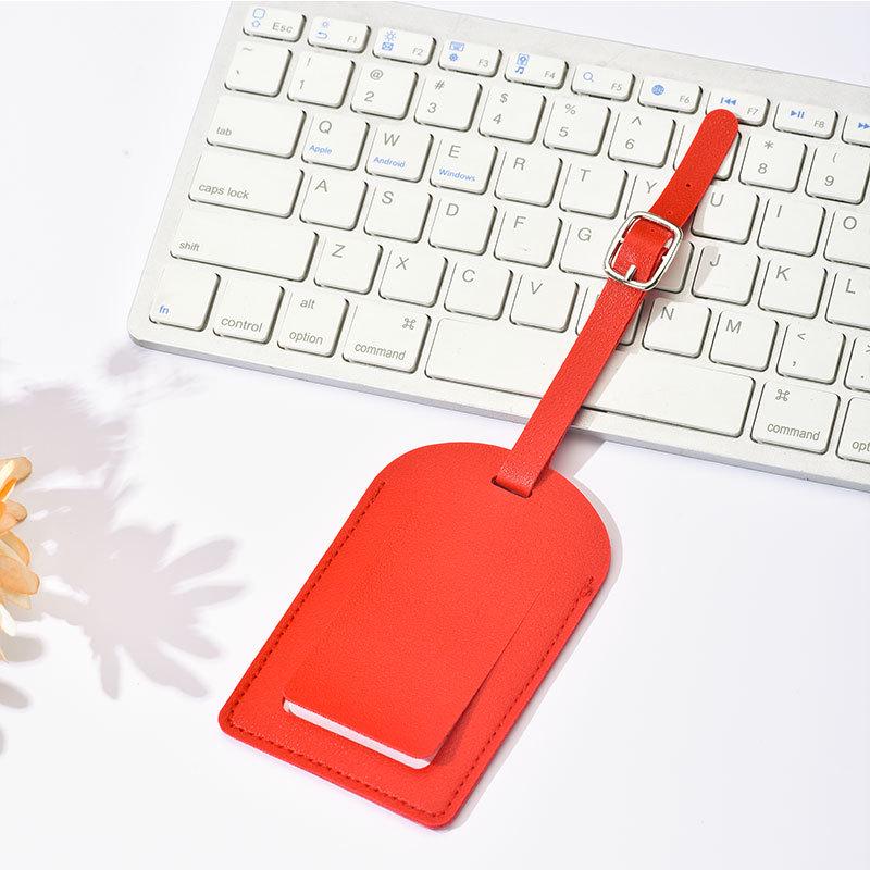 Trending Airplane Boarding Pass Travel Bag Tag – Creative Leather PU Design