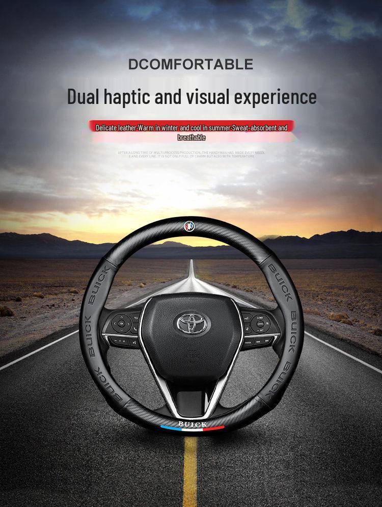 Universal Steering Wheel Cover for Buick Excelle, Verano, Regal, Encore, LaCrosse, Yuelang - All Seasons
