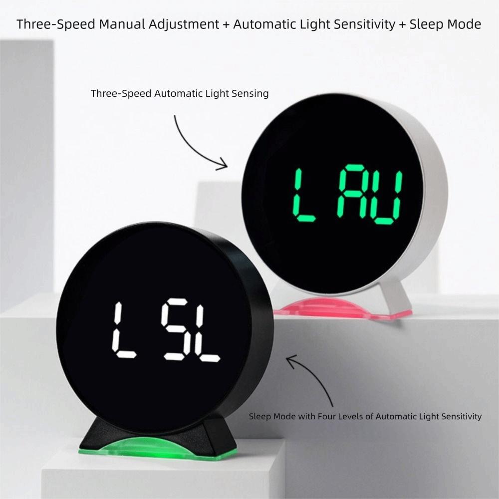 Running Second Digital LED Clocks Multi-functional Display Table Clock LED Alarm Clock  Home Decor