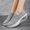 Lazy Casual Sports Comfortable Shoes Breathable Fly-woven Soft-soled Women's Shoes One-pedal Shaking New Women's Shoes Thick-soled Air Cushion