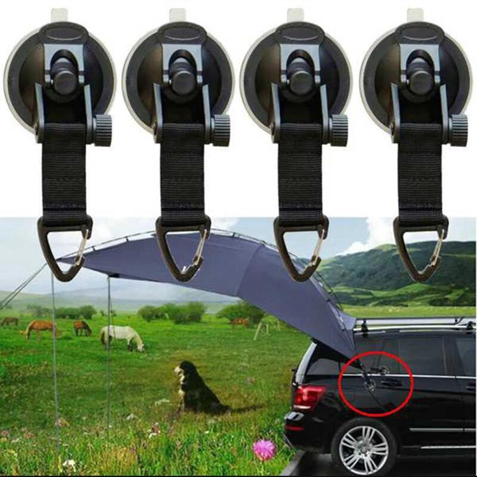 

Strong Suction Cups s, 4 pcs Heavy Duty Cup Anchor with Securing Hook tie for Boat Camping