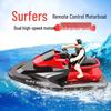 2.4G High-Speed Remote Control Motorcycle Speedboat - Electric Yacht Model Toy for Kids