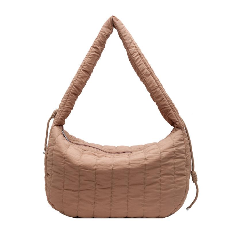 Lenny wiatr torba płócienna o dużej pojemności na bawełniane ubrania damska nowa jesienno-zimowa wszechstronna codzienna torba na ramię listonoszka