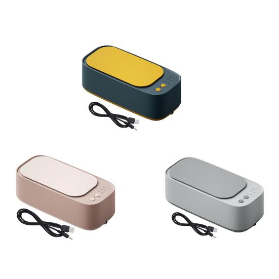 1 Set Lavatrice a Ultrasuoni Funzionamento Wireless Ricarica USB Uso Quotidiano