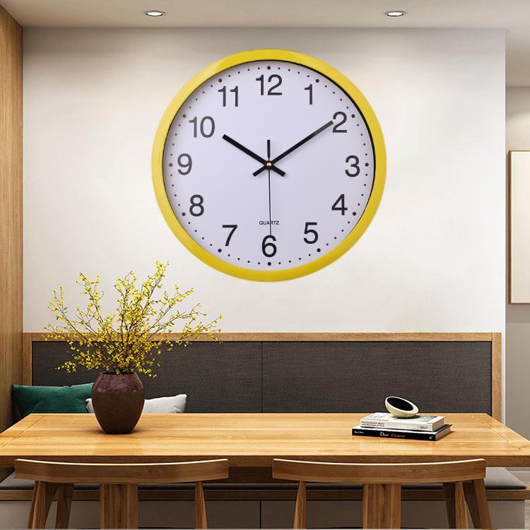 Personalized Living Room Bedroom Home Fashionable Silent Simple Clock Decoration Wall Wall Clock Clock Quartz Clock
