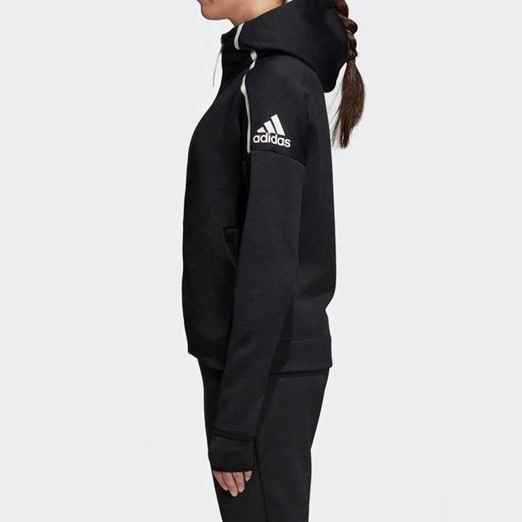 Adidas ZNE Hoodie FR Knit Jacket Unisex Outerwear Black DM5024
