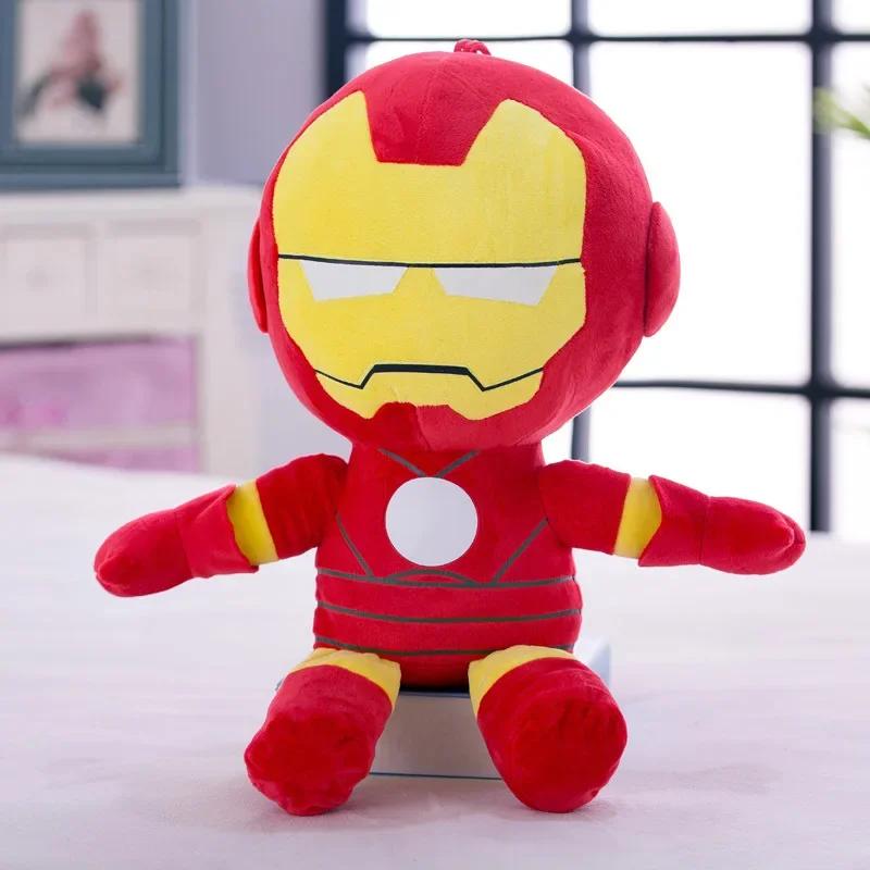 

27cm Man Spidermaned Plush Playthings Movie Dolls Marvel Avengers Gentle Stuffed Hero Captain America Iron Xmas Gifts designed for Children