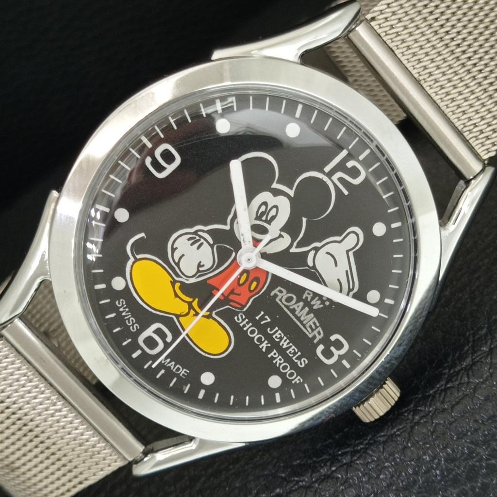 

SWISS VINTAGE HAND-WINDING MENS REFURBISHED BLACK COLOR DIAL WATCH a707258-1