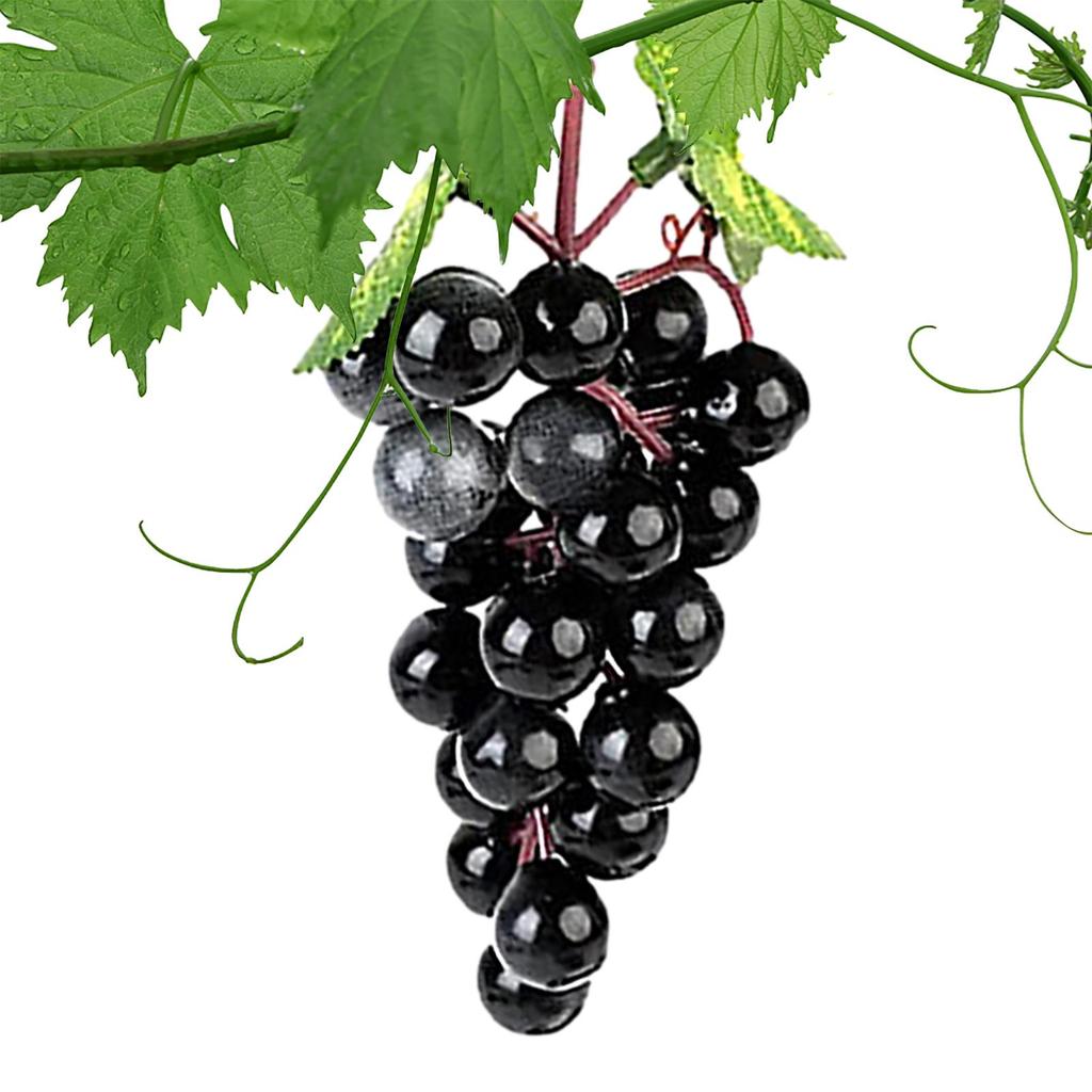 Artificial Grapes Bunches Simulation Fruits Grape Ake Grape Bundles For Home Kitchen Wine Decoration Wedding Party Table Decor