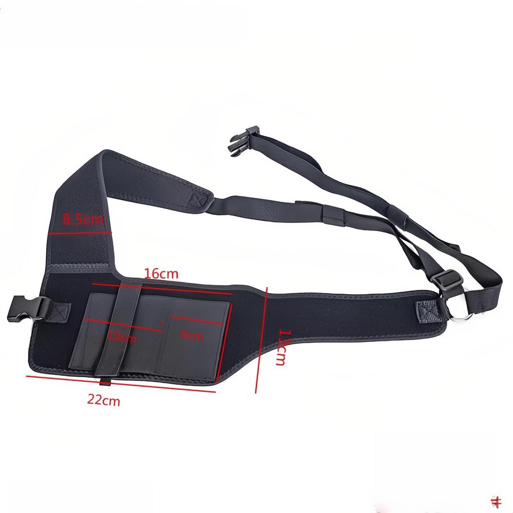 Rubber Neoprene Quick Dial Armpit Holster Gun Bag Right And Left Handed