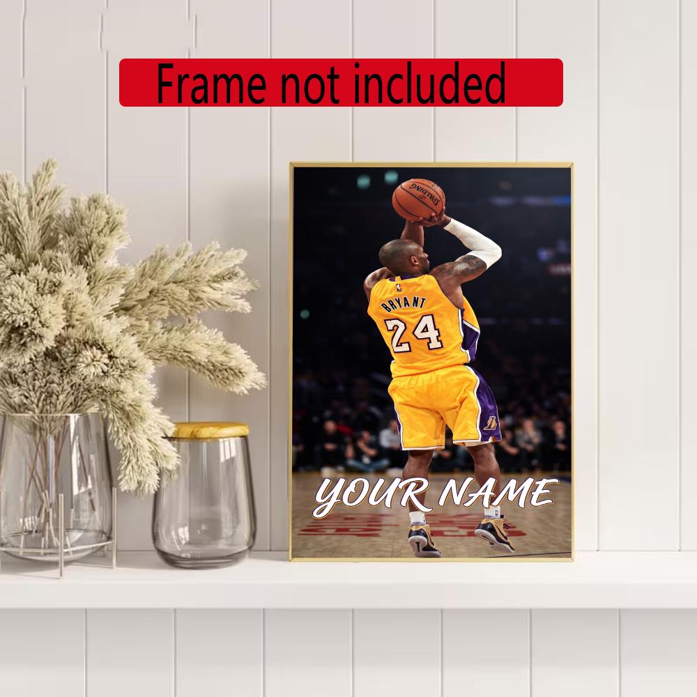 Kobe Personalized Name Diamond Paintings Mosaic Wall Round Diamond Art Painting Kits Embroidery Crystal Accessories Frameless