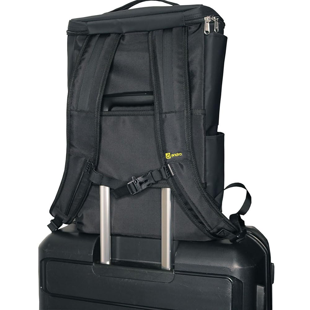 Andro Table Tennis Backpack, High-End, Black