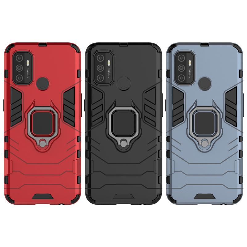 Phone Case For OPPO A53 Cover For OPPO A53 Capas Shockproof Heavy Bumper PC Holder Magnetic Armor Case For OPPO A53S A53 Fundas