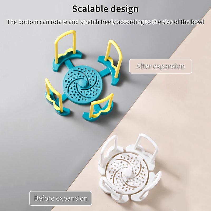 Versenkbare Desktop Schüssel Halter Küche Organizer Kunststoff Ablauf Wasser Tasse Regal Schrank Gerichte Lagerung Rack Platte Lagerung Werkzeug