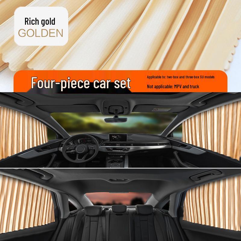 Universal Magnetic Car Sun Shade - Side Window Heat Insulation Curtain
