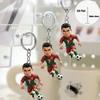 C Ronaldo Soccer Player Pendant Keychain,Football Star 2D Flat Acrylic Ornament Charms,Hanging Decora for Car,Bags,Festive,Gift