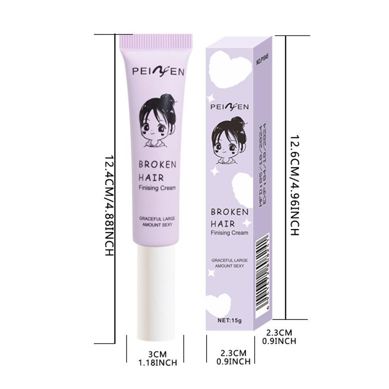 Broken Hair Styling Cream, Improves Frizz and Fixed Fluffy Hair Cream Women Hair Styling Cream