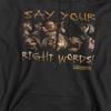 Labyrinth Unisex Adult Say Your Right Words Hoodie