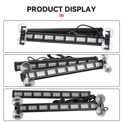 12V/24V Car Truck Emergency Flasher Dash Strobe Warning Light LED Day Running Lamp Police Flash Lights
