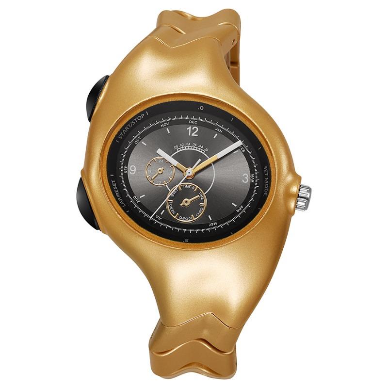 Medieval Special-shaped Decorative Plastic Watch Twisted Retro Fashion High-end Ins Niche Quartz Watch