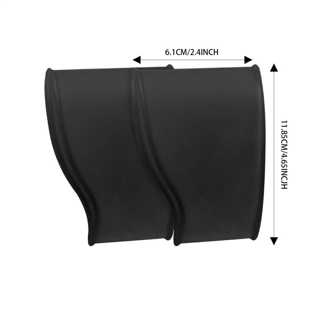 

Soccer Lace Bands Youth Soccer Cleat Lace Cover Silicone Shoelaces Covers Sports Accessory for Football Baseball Shoes чёрный