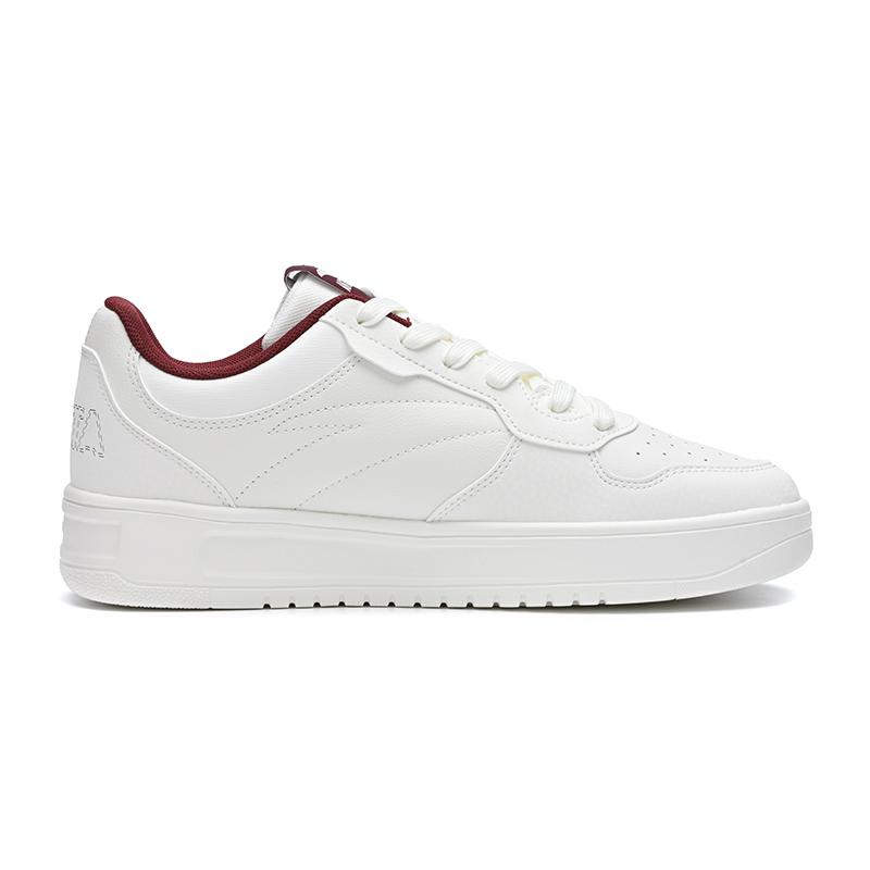 

New Anta Classic Cushioning, Wear Resistant Low top Skateboard Shoes Men s White Red 912538003Q-1 43