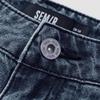 Pantaloncini Bermuda in Denim Larghi Pieghettati Estivi Freschi da Donna Semir Senrou