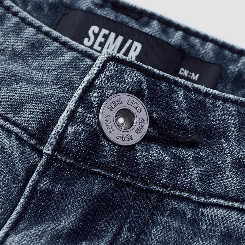 Pantaloncini Bermuda in Denim Larghi Pieghettati Estivi Freschi da Donna Semir Senrou
