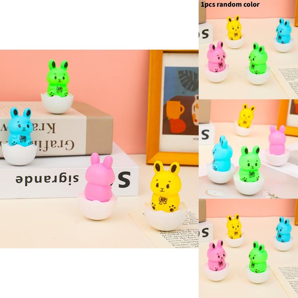 Rabbit Tumbler Toy For Kids With Plastic Resin Material And Educational Benefits