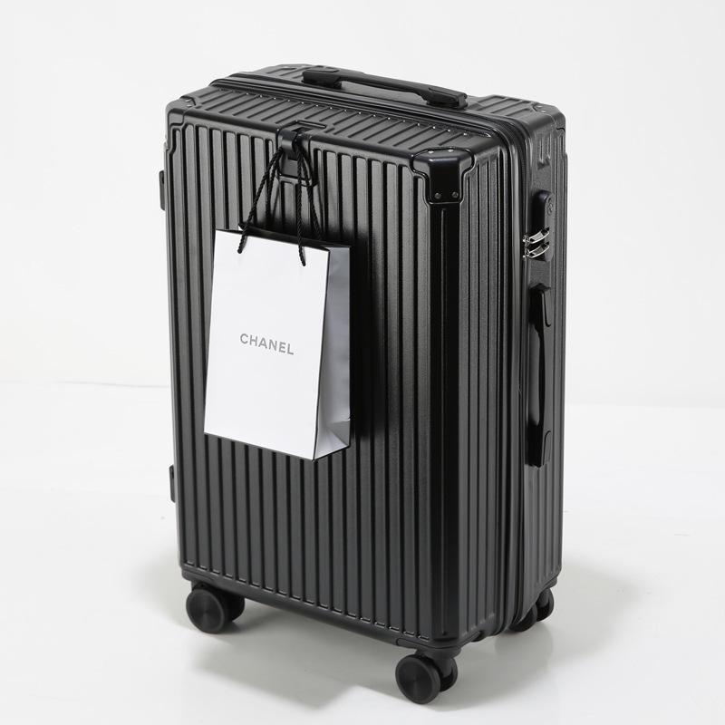 Sturdy Multifunctional Trolley Suitcase with Universal Wheels - Large Capacity, Secure Password Lock, Unisex Design