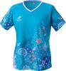 Nittaku Table Tennis Game Hana JTTA Chigusa Midori Size NW2226 Shirt, Shirt, Women's, Sweat-wicking, Quick-drying, Stretch, Approved, (Green), L,
