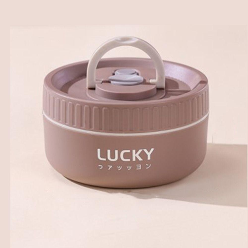 Stackable Food Container Double Layer Soup Bowl Portable Thermal Lunch Box  Office Worker