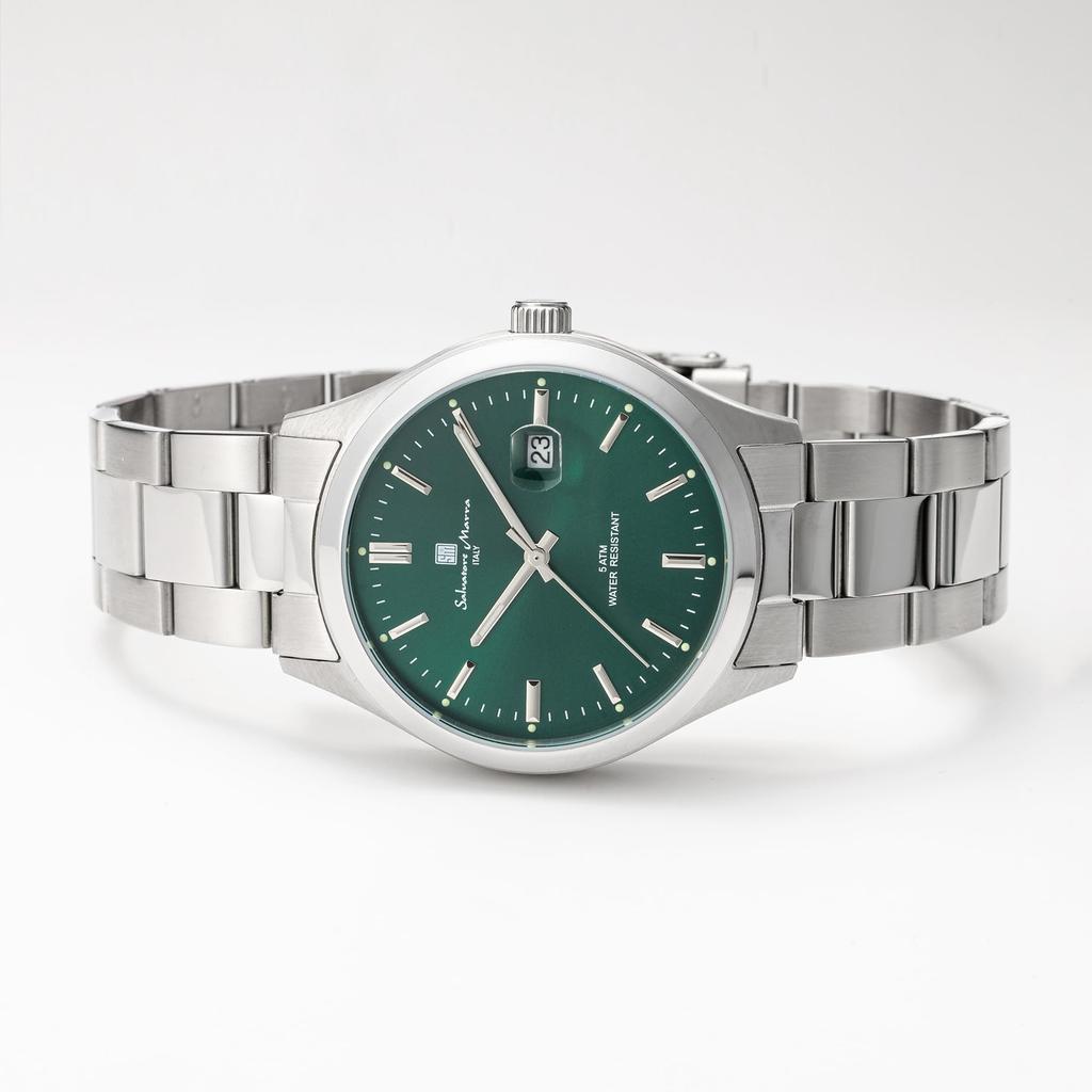 Salvatore Marra Men's Analog Watch, Simple, Popular, Business Style, Waterproof, with Cloth, GR [Parallel Import]