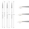 Nail Art Liner Brushes French Line Stripes Carving Brush DIY Drawing Pen UV Gel Brushes Painting Manicure Nail Tool Sets