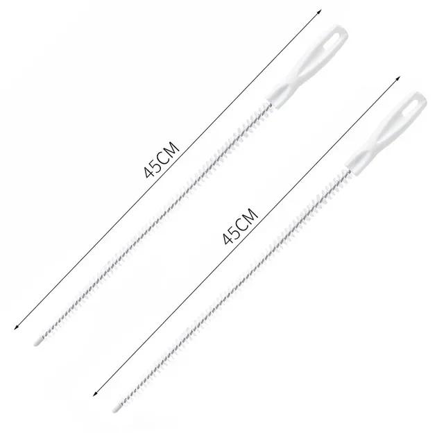 

Щетка для чистки труб, 2 шт., для ванной комнаты, для волос, для канализации, для чистки раковины, для чистки сливных отверстий, для чистки земснаряда