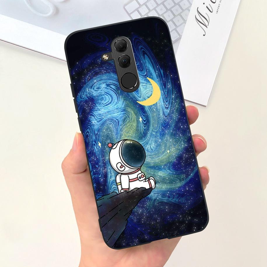 For Huawei Mate 20 Lite Case SNE-LX1 SNE-LX2 SNE-LX3 Protect Cover Popular Flower Soft Silicone Funda For Mate20 Lite Phone Case