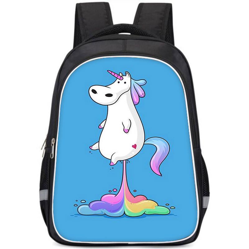 Unicorn Backpack For School Large Capacity Lightweight Design For Boys And Girls