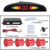 New LED Parking Sensor System Backlight Parktronic Monitor Display Kit Backup Detector Assistant 4 Probes