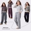 Duomiaowu Girl's Straight Wide-Leg Casual Pants